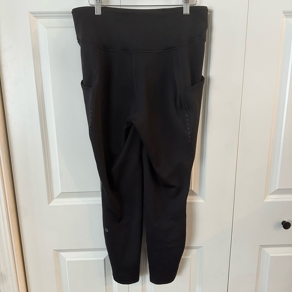 Lululemon fleece high rise leggings
